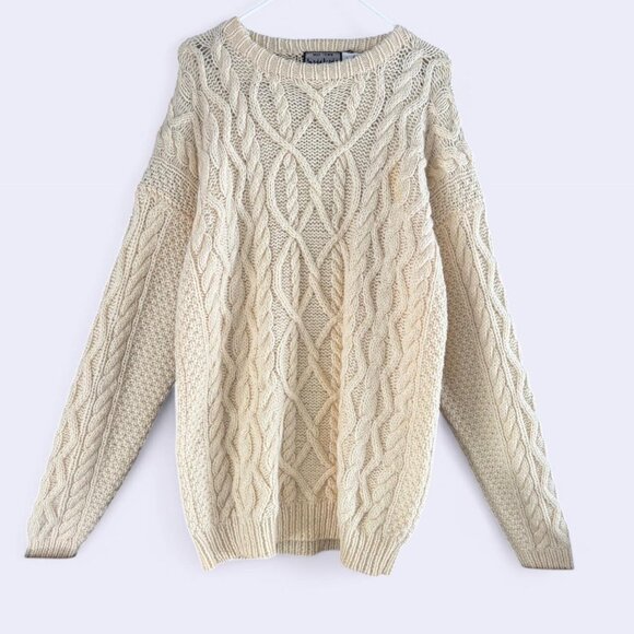 🎉Men's Cream and Tan Jumper - Picture 1 of 6